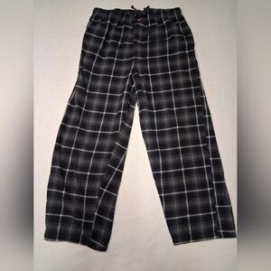 Tommy Hilfiger Black & White Plaid Jogger Pants
